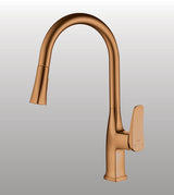BRASS PULL-OUT TABLE MOUNTED SINK MIXER - AQUANT-(BRUSHED ROSE GOLD -0x15 mm - 0inchX0.6inch )