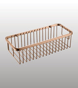 WALL MOUNTED FRONT SHELF - AQUANT - ( ROSE GOLD - ACCESSORIES - 300x120x180 mm - 12inchX4.8inchX7.2inch )