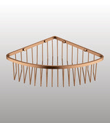 WALL MOUNTED FRONT SHELF - AQUANT - ( BRUSHED GOLD - ACCESSORIES - 230x230x80 mm - 9.2inchX9.2inchX3.2inch )