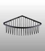 WALL MOUNTED FRONT SHELF - AQUANT - ( MATT BLACK - ACCESSORIES - 230x230x80 mm - 9.2inchX9.2inchX3.2inch )