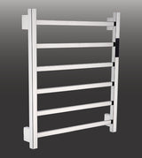 WALL HUNG TOWEL WARMER NEEDS ELECTRIC POINT - AQUANT - ( CHROME - - 580x500 mm - 23.2inchX20inch )
