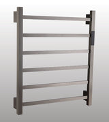 WALL HUNG TOWEL WARMER NEEDS ELECTRIC POINT - AQUANT - ( GRAPHITE GREY - - 580x500 mm - 23.2inchX20inch )
