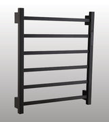 WALL HUNG TOWEL WARMER NEEDS ELECTRIC POINT - AQUANT - (MATT BLACK -  - 580x500 mm - 23.2inchX20inch)