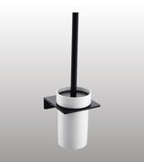 TOILET BRUSH HOLDER - AQUANT -  ( MATT BLACK -  - 0x0 mm - 0inchx0inch )