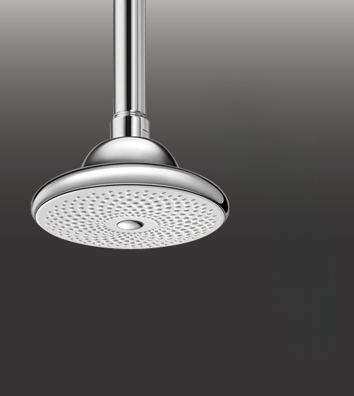 ABS HEAD SHOWER ROUND SHAPE - AQUANT - ( CHROME - - 150x0 mm - 6inchX0 ...