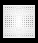SS CEILING SHWR 1FUNC(RAIN)W/KIT - AQUANT -  ( CHROME -  - 320x320 mm - 12.8inchX12.8inch )