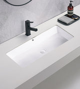 UNDER COUNTER WASH BASIN - AQUANT - ( WHITE - - 1000x420 mm - 40inchX16.8inch )