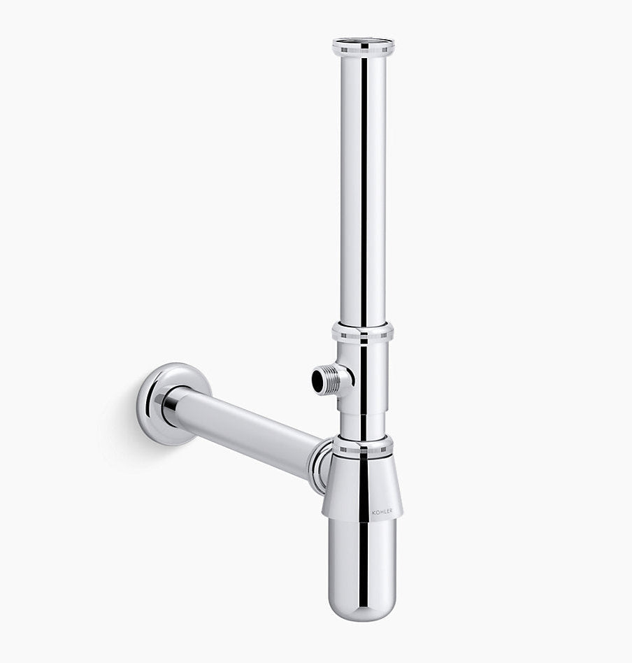 BOTTLE TRAP ASSEMBLY FOR SVEDA - KOHLER POPULAR -  ( POLISHED CHROME - POPULAR - 0x15 mm - 0inchX0.6inch )