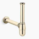 COMP.BOTTLE TRAP W/300MM HORIZONTAL PIPE - KOHLER POPULAR -  ( FRENCH GOLD - POPULAR - 0x300 mm - 0inchX12inch )