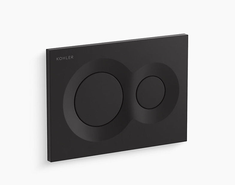 LYNK FACE PLATE (FLUSH PLATE) PNEUMATIC - KOHLER PREMIUM -  ( MATT BLACK - PREMIUM - 0x0 mm - 0inchx0inch )