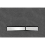 ACTUATOR PLATE SIGMA 50 SQUARE - GEBERIT -  ( SLATE - SIGMA - 600x400 mm - 24inchX16inch )