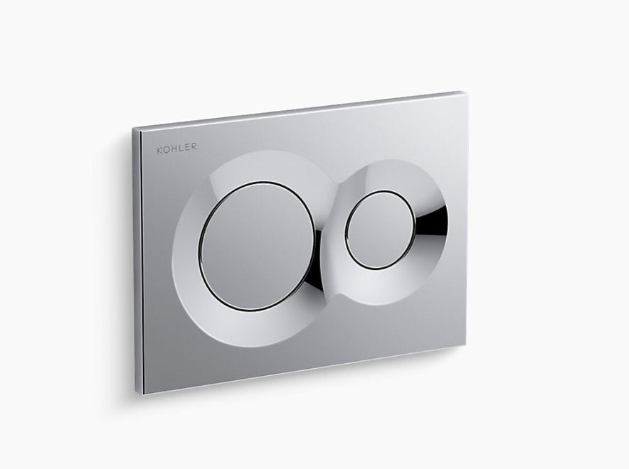 LYNK FACE PLATE (FLUSH PLATE)PNEUMATIC - KOHLER PREMIUM -  ( POLISHED CHROME - PREMIUM - 0x0 mm - 0inchx0inch )