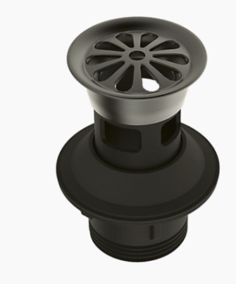 COMPLEMENTARY-WASTE COUPLING H/T LONG - KOHLER POPULAR -  ( BRUSHED NICKEL - POPULAR - 0x32 mm - 1.25inchX0inch )