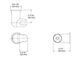 (PRUN)HANDSHOWER BRACKET - KOHLER POPULAR -  ( BRUSHED NICKEL - POPULAR - 0x0 mm - 0inchx0inch )