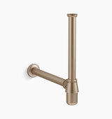 COMPLEMENTARY-BOTTLE TRAP W/EXTENS PIPE - KOHLER POPULAR -  ( BRUSHED BRONZE - POPULAR - 0x350 mm - 0inchX14inch )