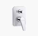 APT CURV AT230 TRIM - KOHLER POPULAR -  ( CHROME - POPULAR - 0x0 mm - 0inchx0inch )