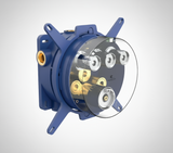 THERMOSTATIC CONCEALED PART 3 FUNC - LUXELET -  (  - SMART SELECT - 0x20 mm - 0inchX0.8inch )