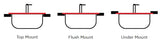 QUARTZ 1.0 BOWL W/O DRAIN BOARD (DEPTH 8INCH) - CARYSIL -  ( GRANITE CONCRETE - MAGIC SALSA - 457x406 mm - 18inchX16inch )