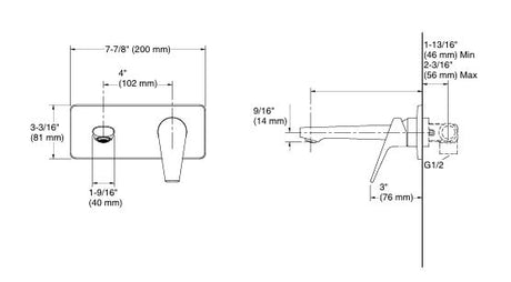 APT CURV SC WM LAV FAUCET TRIM W/O DRAIN - KOHLER POPULAR -  ( CHROME - POPULAR - 0x0 mm - 0inchx0inch )