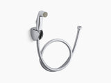 HEALTH FAUCET WITH METAL HOSE & HOLDER - KOHLER POPULAR -  ( POLISHED CHROME - POPULAR - 0x0 mm - 0inchx0inch )
