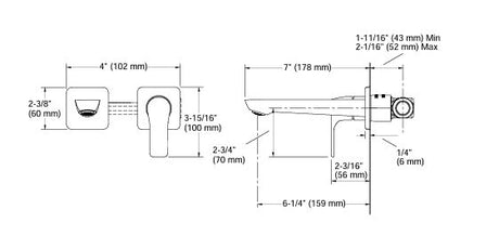 FORE ARC SC WM LAV FAUCET TRIM WO DRAIN - KOHLER POPULAR -  ( POLISHED CHROME - POPULAR - 0x15 mm - 0.5inchX0.6inch )