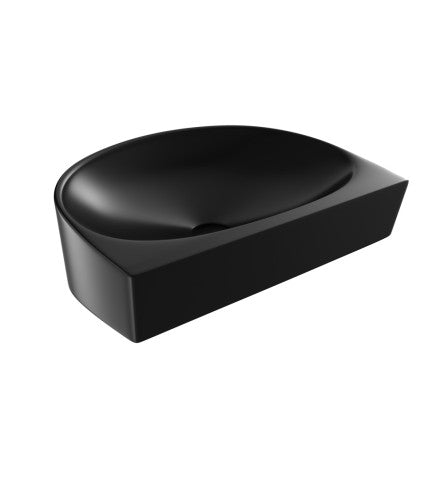 TABLE TOP WASH BASIN - ARTIZE SWARE -  ( BLACK MATT - CONFLUENCE - 650x450 mm - 26inchX18inch )