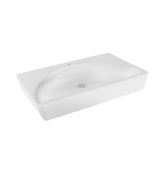 WALL HUNG BASIN WITH FIXING ACCESSORIES - ARTIZE SWARE -  ( WHITE - CONFLUENCE - 700x500 mm - 20inchX0inch )