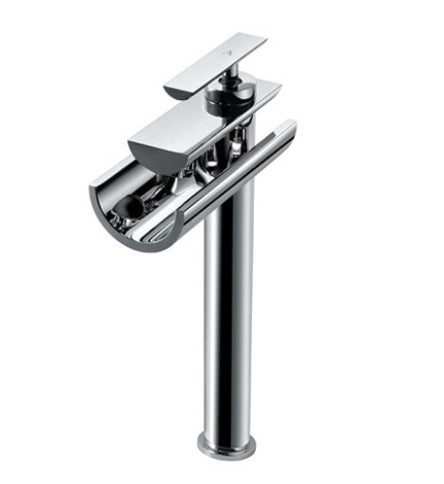 SL TALL BOY BASIN MIXER W/PIPES - ARTIZE FAUCET -  ( CHROME - CONFLUENCE - 0x15 mm - 0inchX0.5inch )