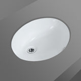 WASH BASIN UNDER COUNTER - JAQUAR SWARE -  ( WHITE - CONTINENTAL - 605x430 mm - 24.2inchX17.2inch )