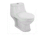 SINGLE PIECE WC WITH PP SOFT S/C - JAQUAR SWARE -  ( WHITE - CONTINENTAL - 0x0 mm - 0inchx0inch )