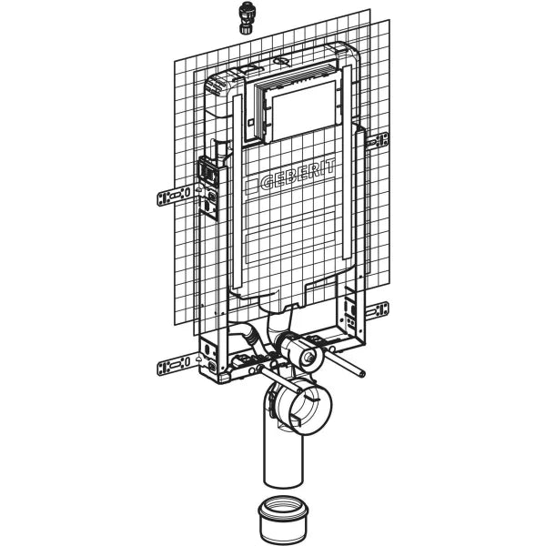 KOMBIFIX CONC.CISTERN UP-720 8CM THICK - GEBERIT -  (  - SIGMA - 0x0 mm - 0inchx0inch )