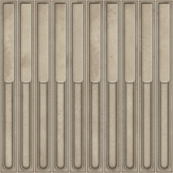 CONVEX SAND HL - INDIAN TILES -  (  - KERACER HIGH DEPTH DESIGNER TILES - 300x300x9 mm - 12inchX12inchX0.36inch )