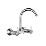 SINK MIXER W/MOUNT W/SWIVEL SPOUT - ESSCO FAUCET -  ( CHR - COSMO - 0x15 mm - 0inchX0.5inch )