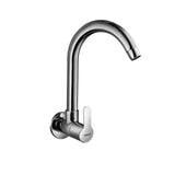 SINK COCK W/M W/SWIVEL SPT & FLANGE - ESSCO FAUCET -  ( CHROME - COSMO - 0x15 mm - 0inchX0.6inch )
