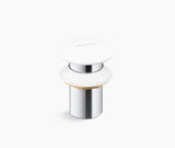 CERAMIC DRAIN W/O OVERFLOW - KOHLER PREMIUM -  ( WHITE - PREMIUM - 0x32 mm - 0inchX1.25inch )