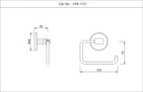 TOILET PAPER HOLDER - JAQUAR FAUCETS -  ( CHROME - CONTINENTAL PRIME ACCESSORIES - 0x0 mm - 0inchx0inch )