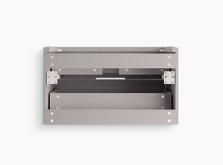 LUXE VANITY CABINET W/O TAP& BASIN - KOHLER LUXURY -  ( TITANIUM GREY - LUXURY - 900x560 mm - 22.4inchX0inch )