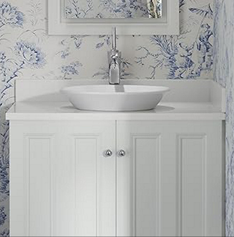 BELL-TABLETOP VESSELBASIN W/O FAUCETHOLE - KOHLER POPULAR -  ( WHITE - POPULAR - 0x413 mm - 0inchX16inch )