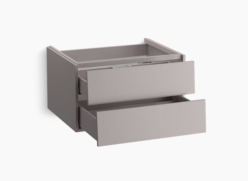 LUXE VANITY CABINET W/O TAP & BASIN - KOHLER LUXURY -  ( TITANIUM GREY - LUXURY - 700x560 mm - 30inchX22.4inch )