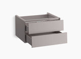 LUXE VANITY CABINET W/O TAP & BASIN - KOHLER LUXURY -  ( TITANIUM GREY - LUXURY - 700x560 mm - 30inchX22.4inch )