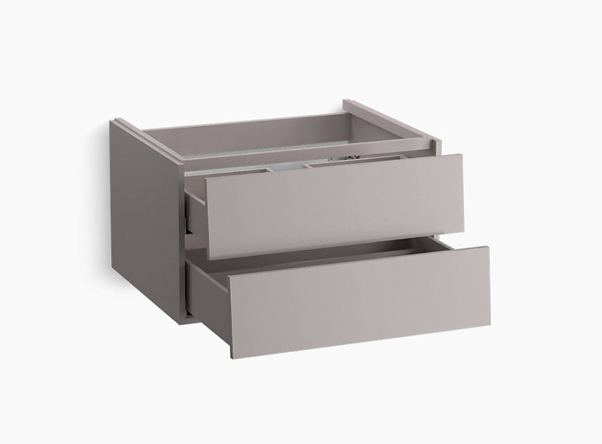 LUXE VANITY CABINET W/O TAP& BASIN - KOHLER LUXURY -  ( TITANIUM GREY - LUXURY - 900x560 mm - 22.4inchX0inch )