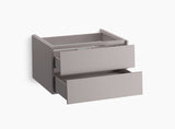 LUXE VANITY CABINET W/O TAP& BASIN - KOHLER LUXURY -  ( TITANIUM GREY - LUXURY - 900x560 mm - 22.4inchX0inch )