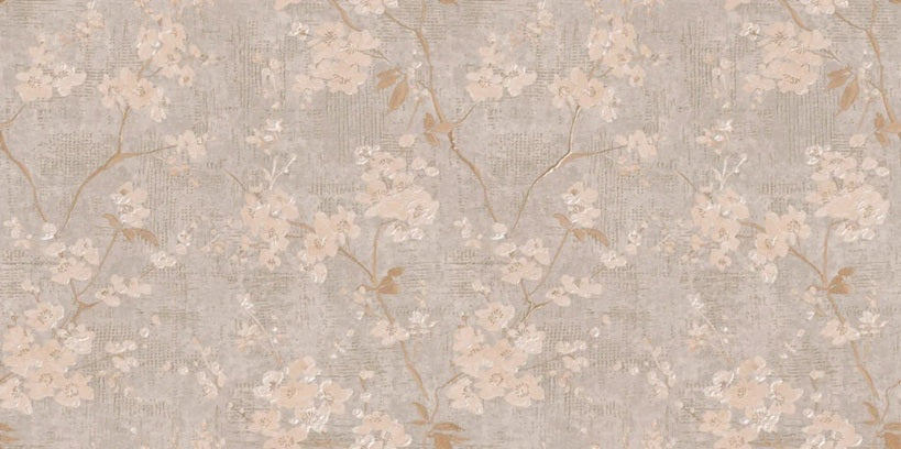 ROYAL JASMINE SILK DECOR - CREANZA -  (  - SHAPE+GLUE ART - 1200x600 mm - 48inchX24inch )