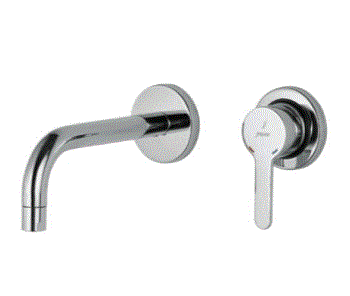 EXPOSED PARTS KIT OF SINGLE LEVER BASIN MIXER - JAQUAR FAUCETS -  ( CHROME - FUSION - 0x15 mm - 0inchX0.5inch )