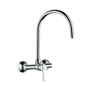 S.L. SINK MIXER W/M W.UPPER SPOUT - JAQUAR FAUCETS -  ( CHROME - FONTE - 0x15 mm - 0inchX0.5inch )