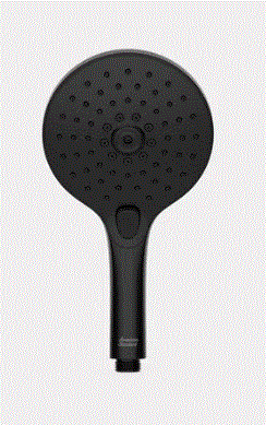 RAINCLICK 130 ROUND 3F HAND SHOWER - AMERICAN STANDARD -  ( MATT BLACK - RAINCLICK - 0x15 mm - 0inchX0.6inch )
