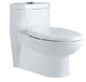 EWC ONE PC S -TRAP 110MM W/S.COVER - JAQUAR SWARE - ( WHITE - SOLO - 0x0 mm - 0inchX0inch )