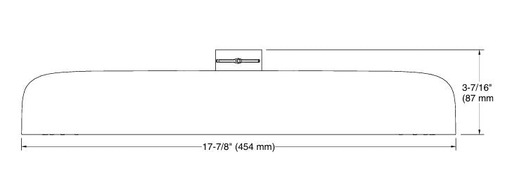 STATEMENT 2FLOW DEEPMSG RAINHEAD SHOWER - KOHLER LUXURY -  ( ROSE GOLD - LUXURY - 0x453 mm - 0inchX18inch )