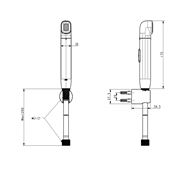 DUOSTIX HYGIENE SPRAY - AMERICAN STANDARD -  ( MATT BLACK - HYGIENE SPRAY - 0x0 mm - 0inchX0inch )