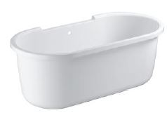 EUROCOSMO BATH TUB DROP-IN ACRYLIC - GROHE - ( ALPINE WHITE - G4 - EUROCOSMO - 1800x900 mm - 72inchX36inch )